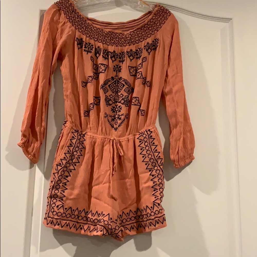 Off the shoulder romper